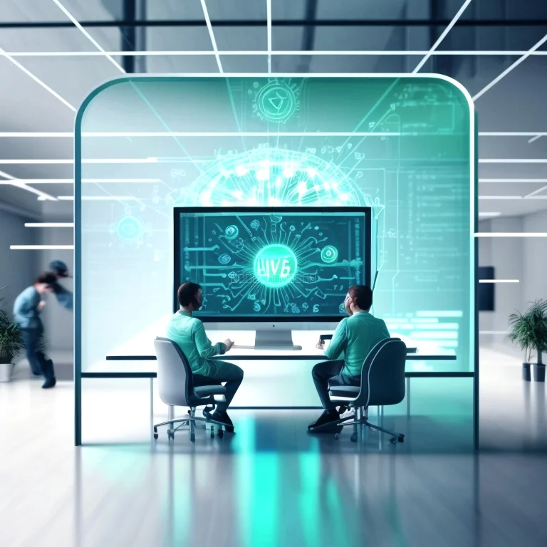 Illustration of AI implementation business model